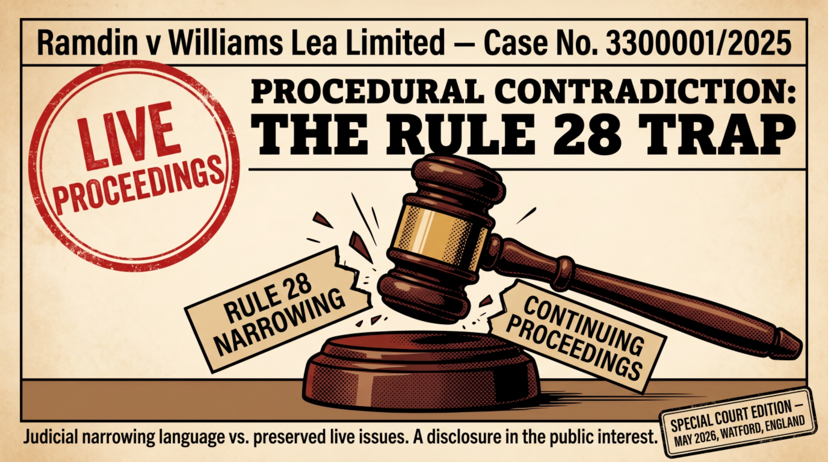 Truthfarian-PROCEDURAL-CONTRADICTION-THE-RULE-28-TRAP Slide 1.png